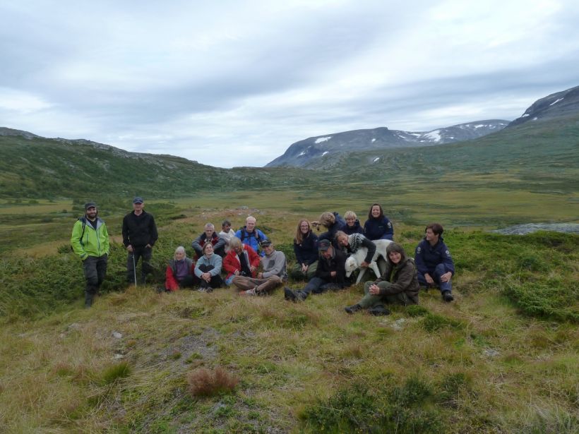 Seminardeltakere i Byrkjedalen, Langfjellaseminaret 2013, forkonferansen.
